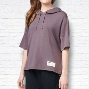 Free FWD Lavender Oversized Hoodie with Split Back Size M